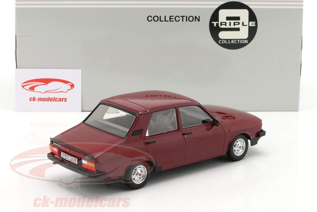Dacia 1310 L year 1993 dark red 1:18 Triple9