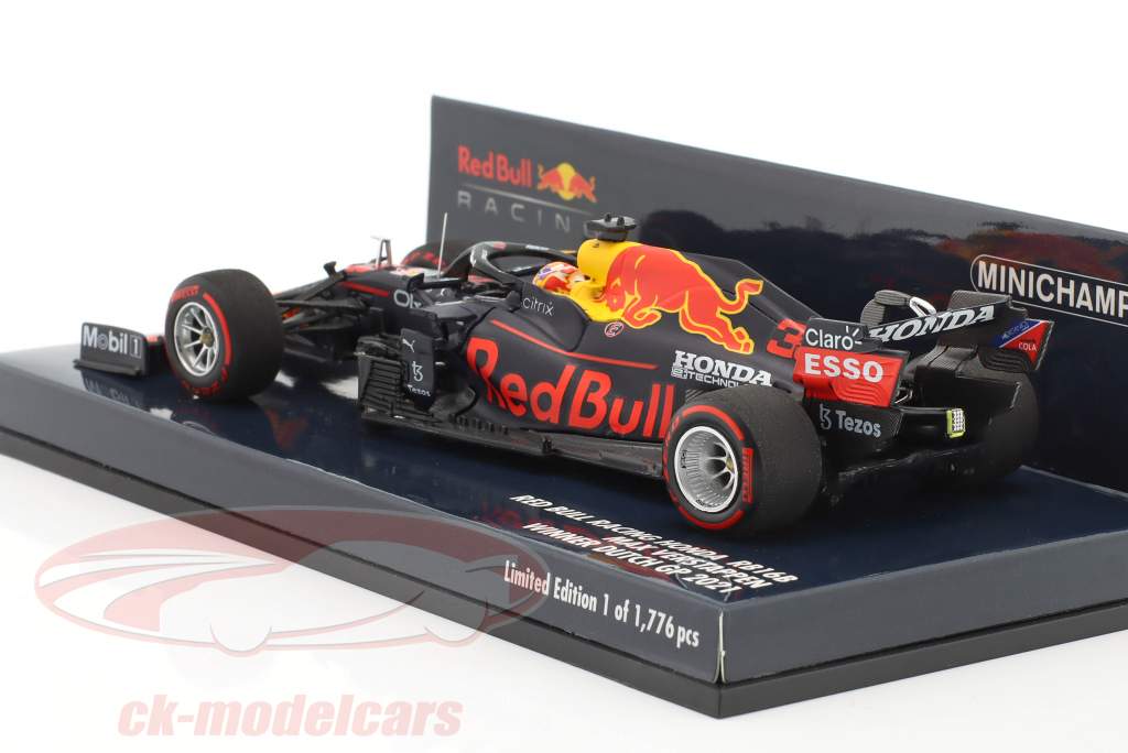 Max Verstappen Red Bull RB16B #33 Sieger Niederlande GP Formel 1 Weltmeister 2021 1:43 Minichamps