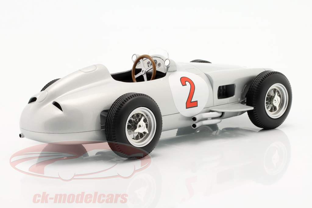 J.M. Fangio Mercedes-Benz W196 #2 Monaco GP fórmula 1 Campeón mundial 1955 1:18 WERK83