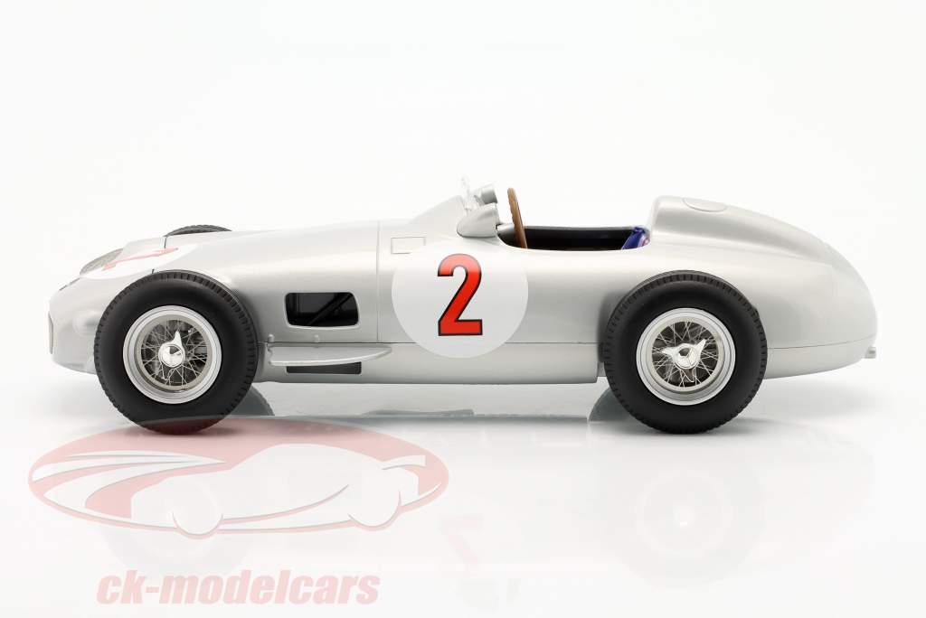 J.M. Fangio Mercedes-Benz W196 #2 Monaco GP fórmula 1 Campeón mundial 1955 1:18 WERK83