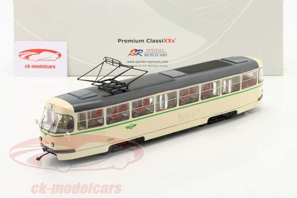 Tatra T4D tram Magdeburg beige 1:43 Premium ClassiXXs