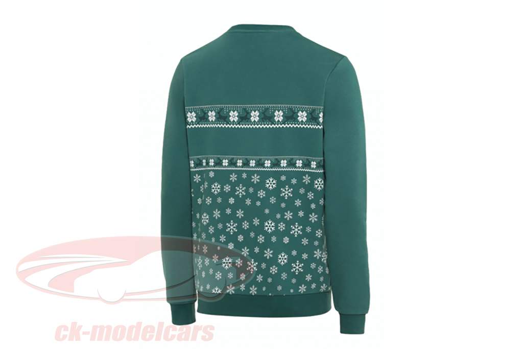 Porsche Pull de Noël vert