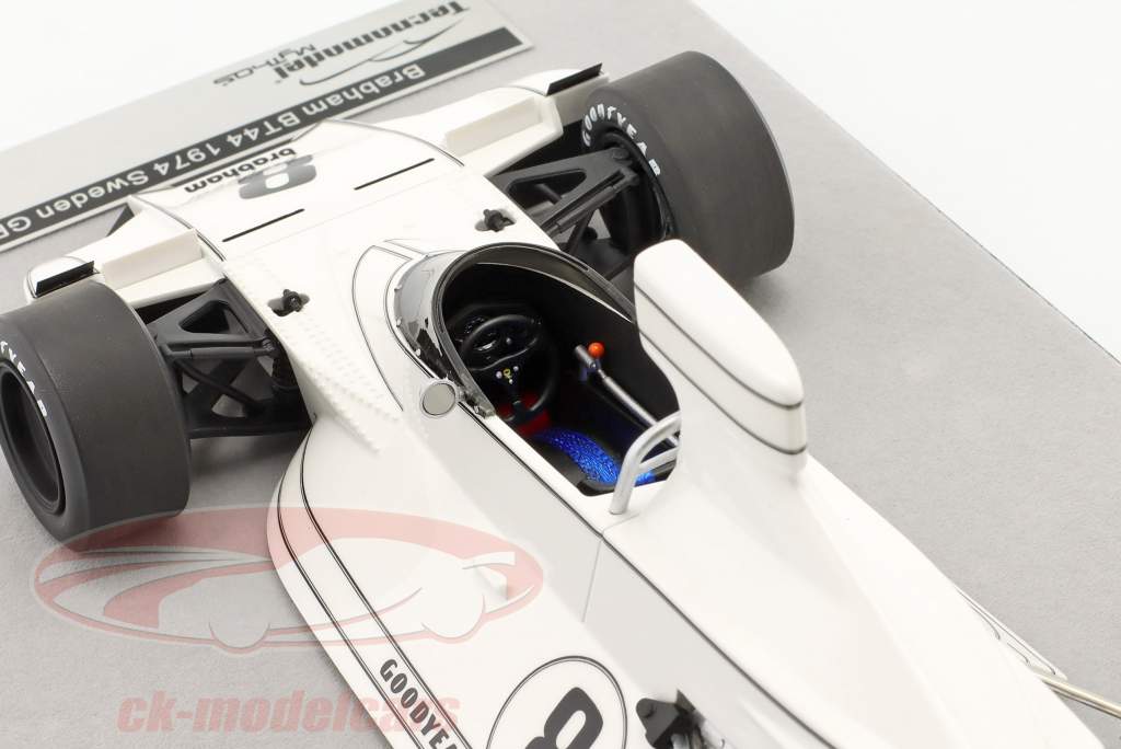Rikky von Opel Brabham BT44 #8 svensk GP formel 1 1974 1:18 Tecnomodel
