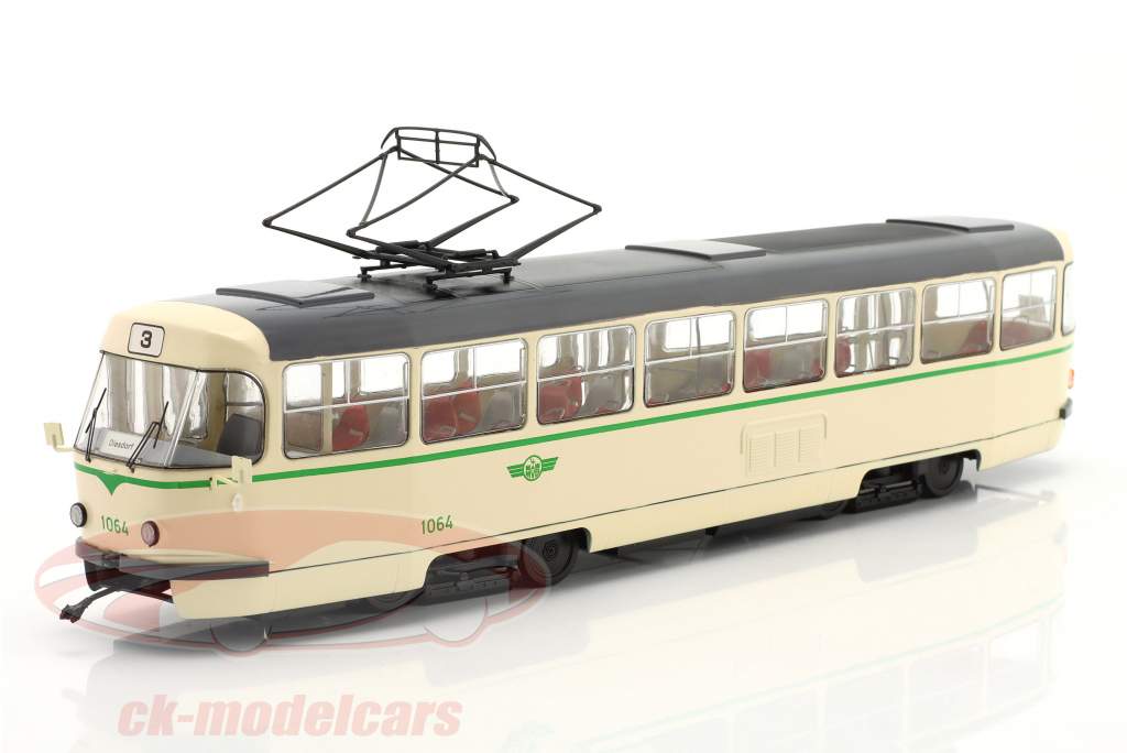 Tatra T4D tranvía Magdeburg beige 1:43 Premium ClassiXXs