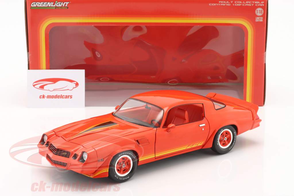 Greenlight 1:18 Chevrolet Camaro Z/28 year 1981 red 13634