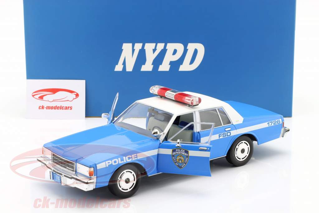 希少！UTモデル！Chevrolet NYPD Police Car 1/18 1/18 Greenlight 1990 Chevrolet Caprice Police New York (NYPD