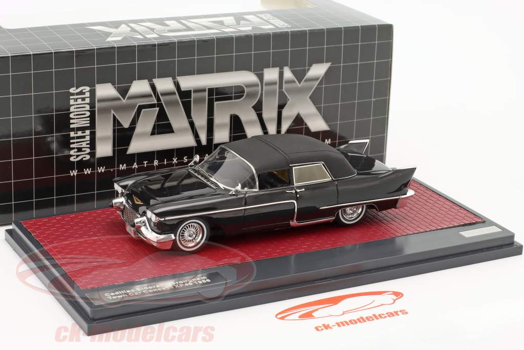 Cadillac Eldorado Brougham Town Car Closed Top Año de construcción 1956 negro 1:43 Matrix