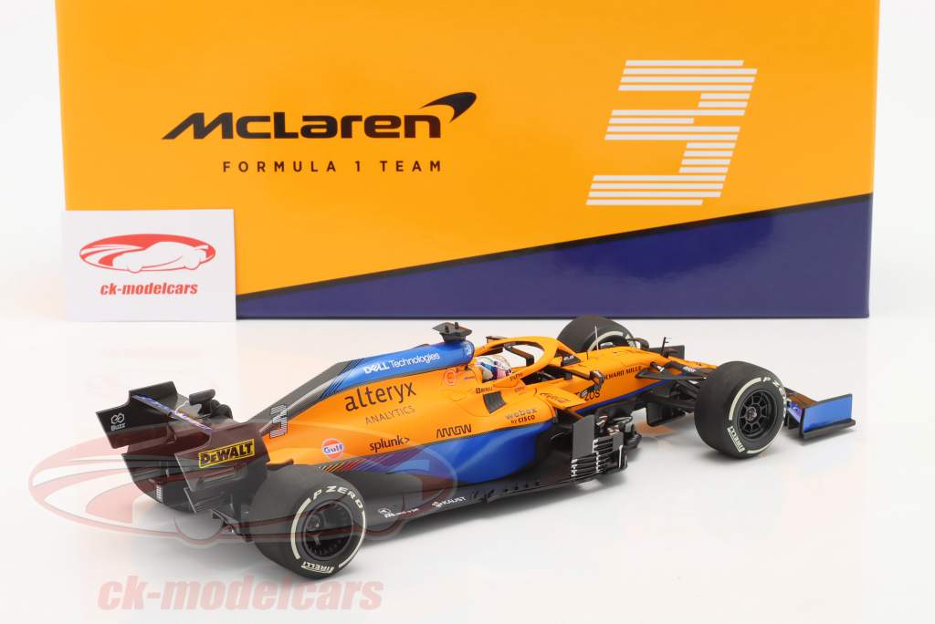 D. Ricciardo McLaren MCL35M #3 Winner Italian GP formula 1 2021 1:18 Minichamps