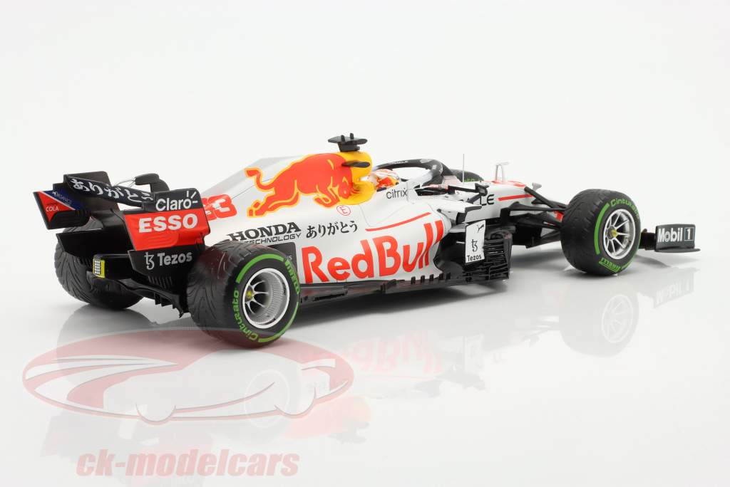 M. Verstappen Red Bull Racing RB16B #33 Turks GP formule 1 Wereldkampioen 2021 1:18 Minichamps