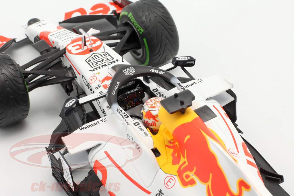 M. Verstappen Red Bull Racing RB16B #33 Turks GP formule 1 Wereldkampioen 2021 1:18 Minichamps