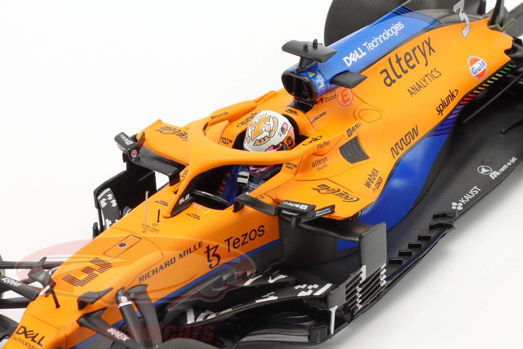 D. Ricciardo McLaren MCL35M #3 vinder italiensk GP formel 1 2021 1:18 Minichamps
