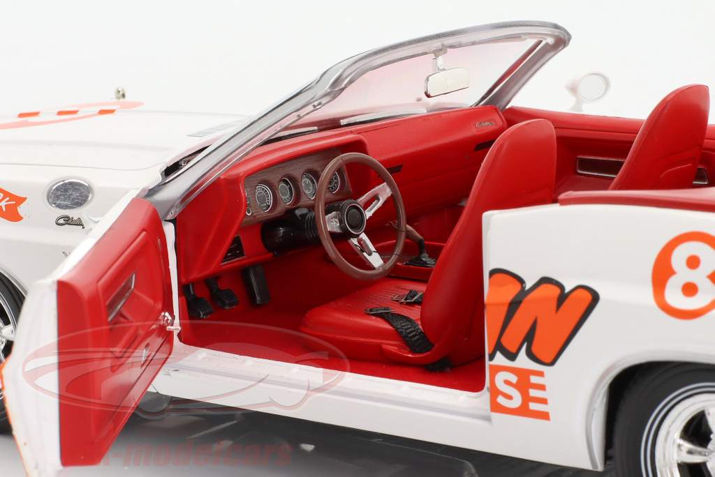 Dodge Challenger convertible Kochman year 1970 white / orange 1:18 Greenlight