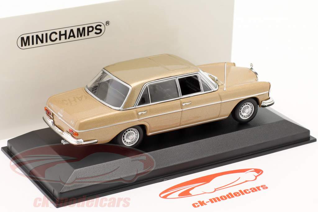 Mercedes-Benz 300 SEL 6.3 (W109) 建设年份 1968 金子 金属的 1:43 Minichamps