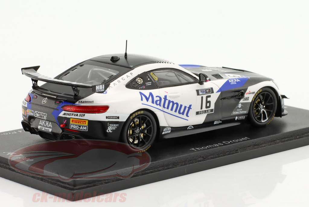 Mercedes-AMG GT4 #16 winner France FFSA G4 Pro-AM 2021 Drouet 1:43 Spark
