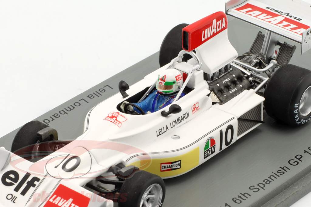 Lella Lombardi March 751 #10 6 Spanien GP formel 1 1975 1:43 Spark