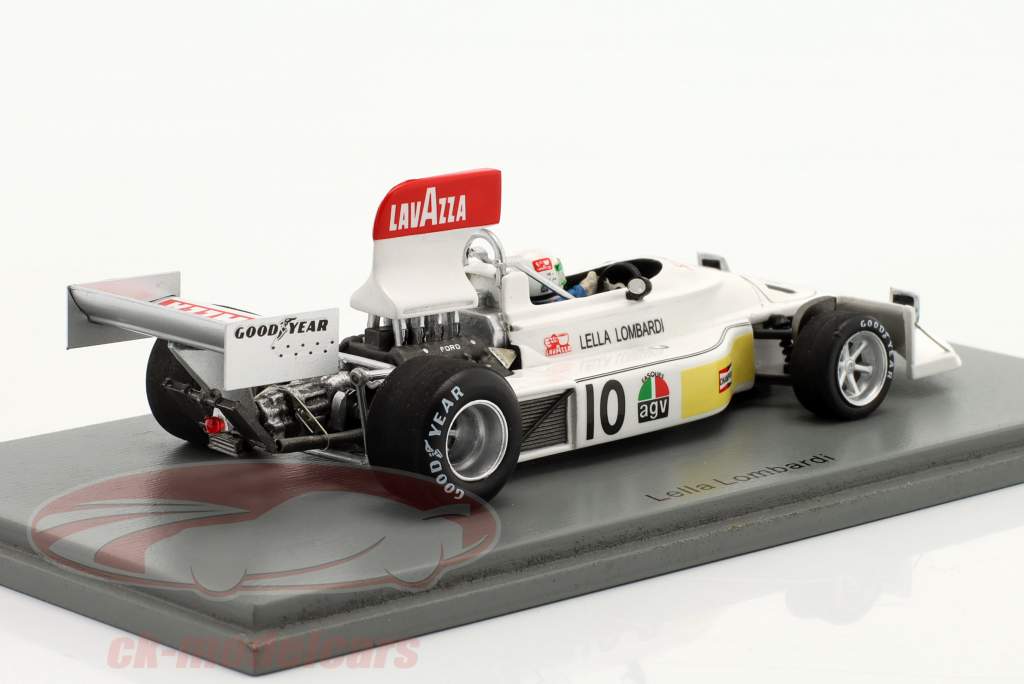 Lella Lombardi March 751 #10 6 Spanien GP formel 1 1975 1:43 Spark