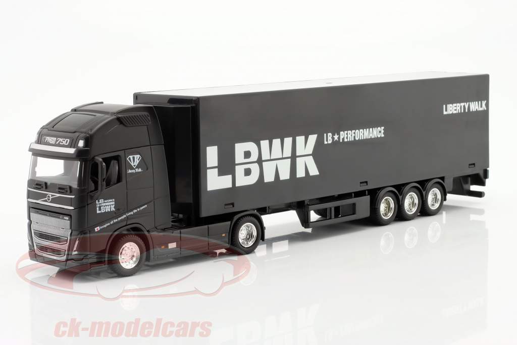 VOLVO FH 16 GLOBETROTTER ミニカー 1/43 Bburago 1:43 Volvo FH16 Globetrotter 750 XXL LBWK Hauler