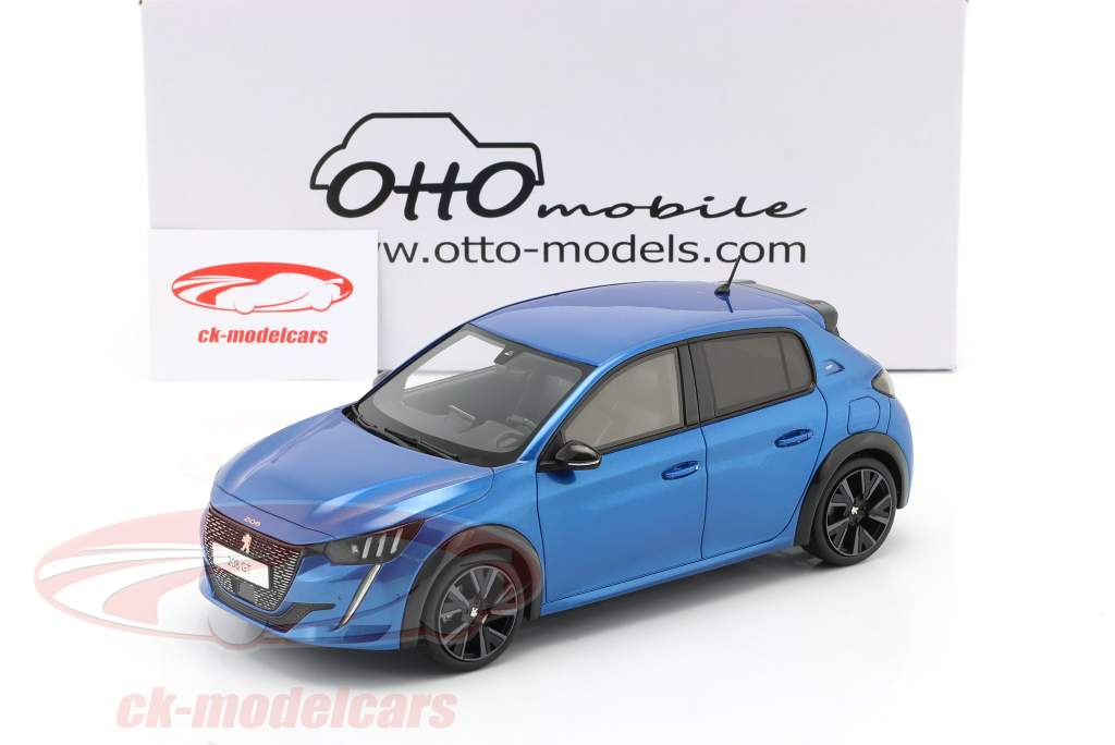 Ottomobile 1:18 Peugeot 208 GT year 2020 vertigo blue OT392