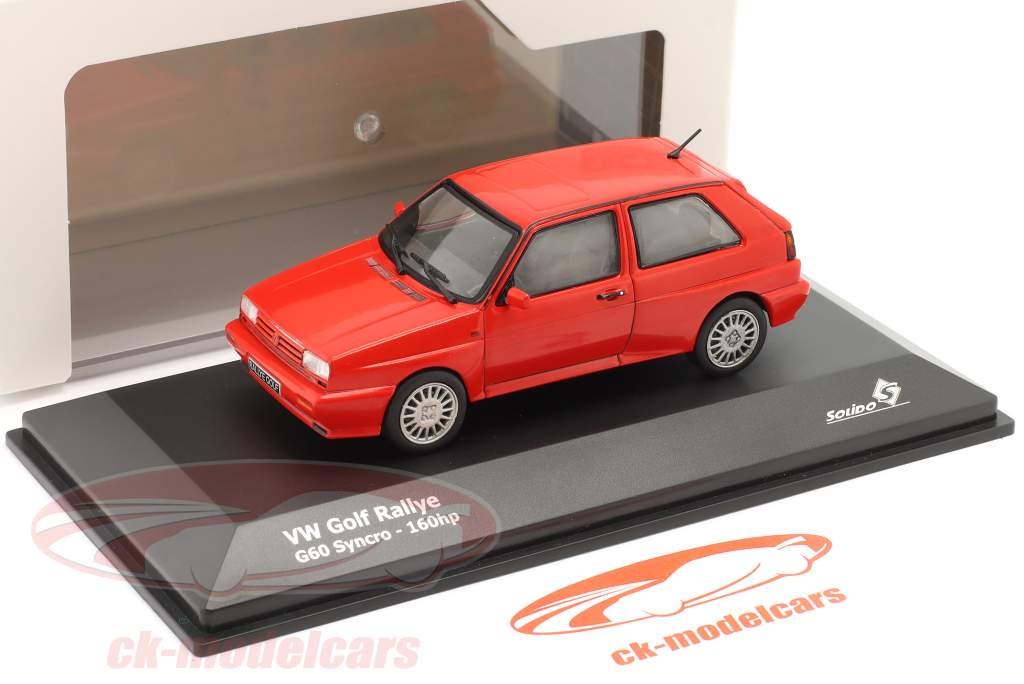 Volkswagen VW Golf митинг G60 Syncro торнадо красный 1:43 Solido