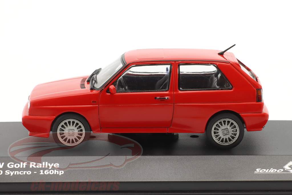 Volkswagen VW Golf митинг G60 Syncro торнадо красный 1:43 Solido