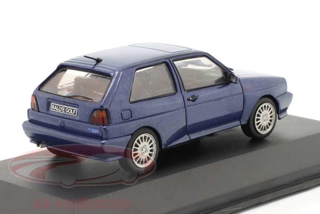 Volkswagen VW Golf samle G60 Syncro blå metallisk 1:43 Solido