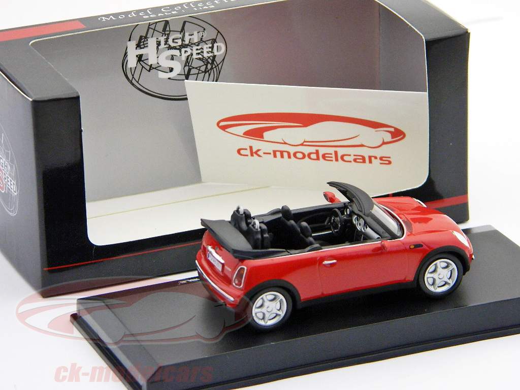 Mini Cooper Convertible red 1:43 HighSpeed