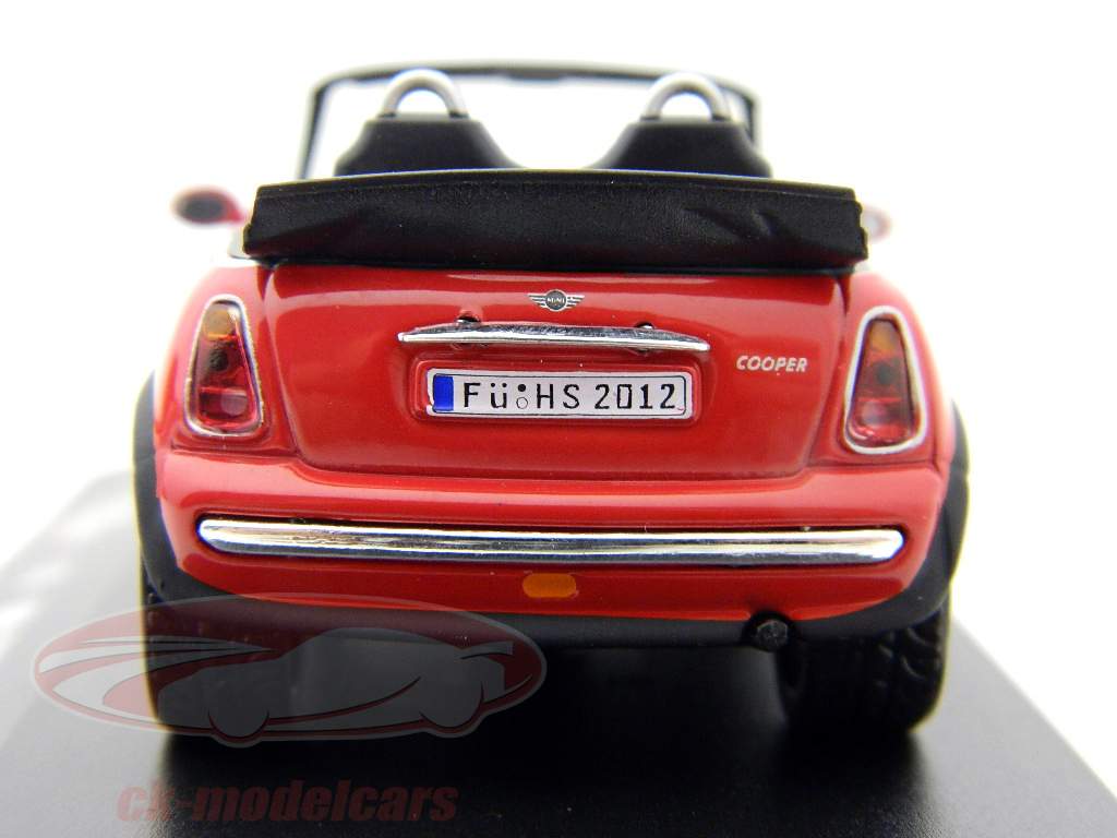 Mini Cooper Cabriolet rouge / rouge Highspeed 1:43