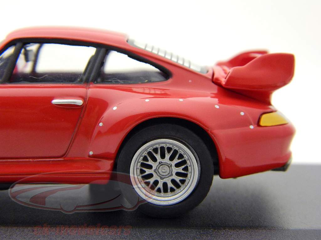 保时捷911 GT2的一年1996年红1:43高速