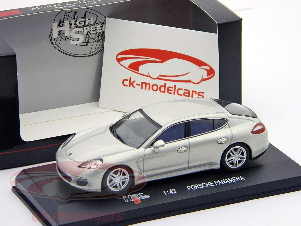 Porsche Panamera sølv 1:43 High Speed