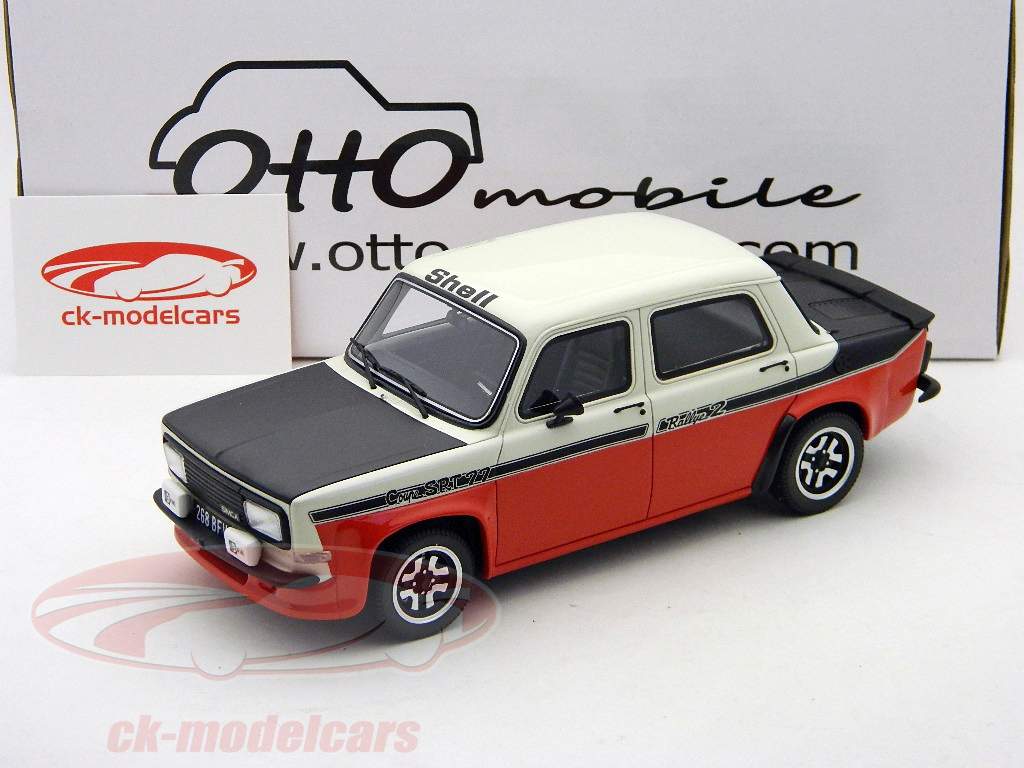 Simca 1000 Rallye 2 SRT 77 vermelho Otto móvel 1:18