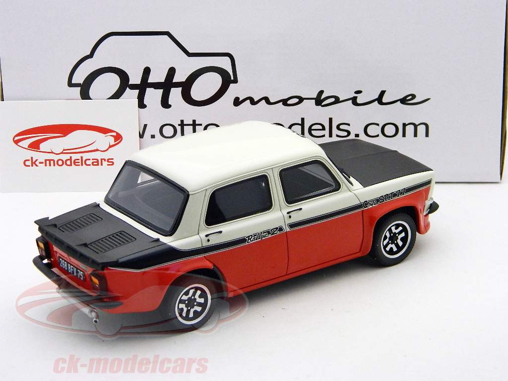 Simca 1000 Rallye 2 SRT 77 vermelho Otto móvel 1:18