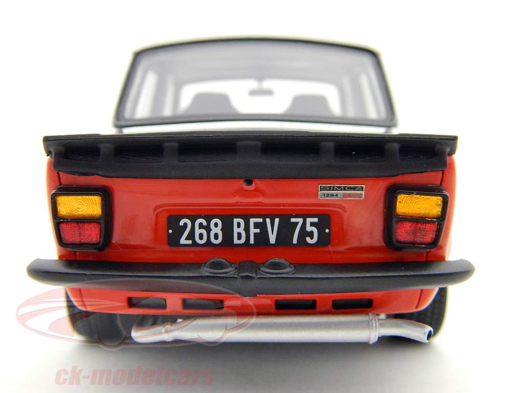 Simca 1000 Rallye 2 SRT 77 vermelho Otto móvel 1:18