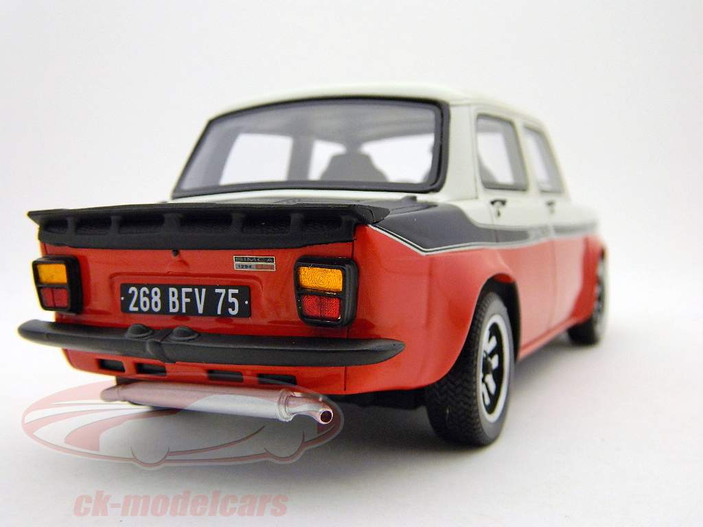 Simca 1000 Rallye 2 SRT 77 vermelho Otto móvel 1:18