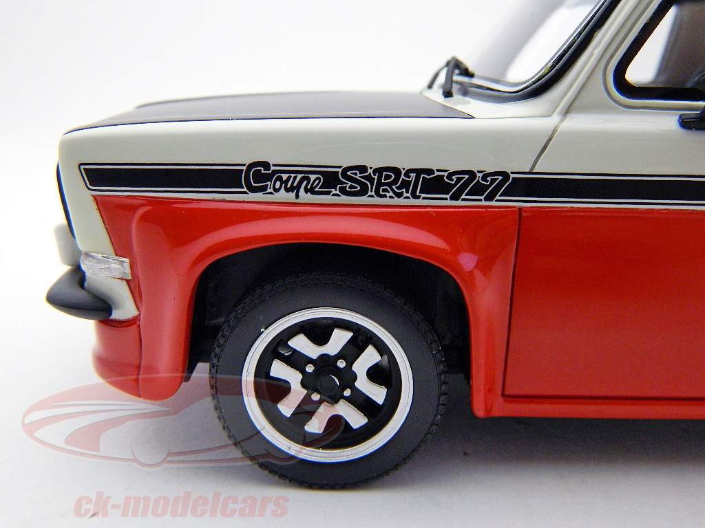 Simca 1000 Rallye 2 SRT 77 vermelho Otto móvel 1:18