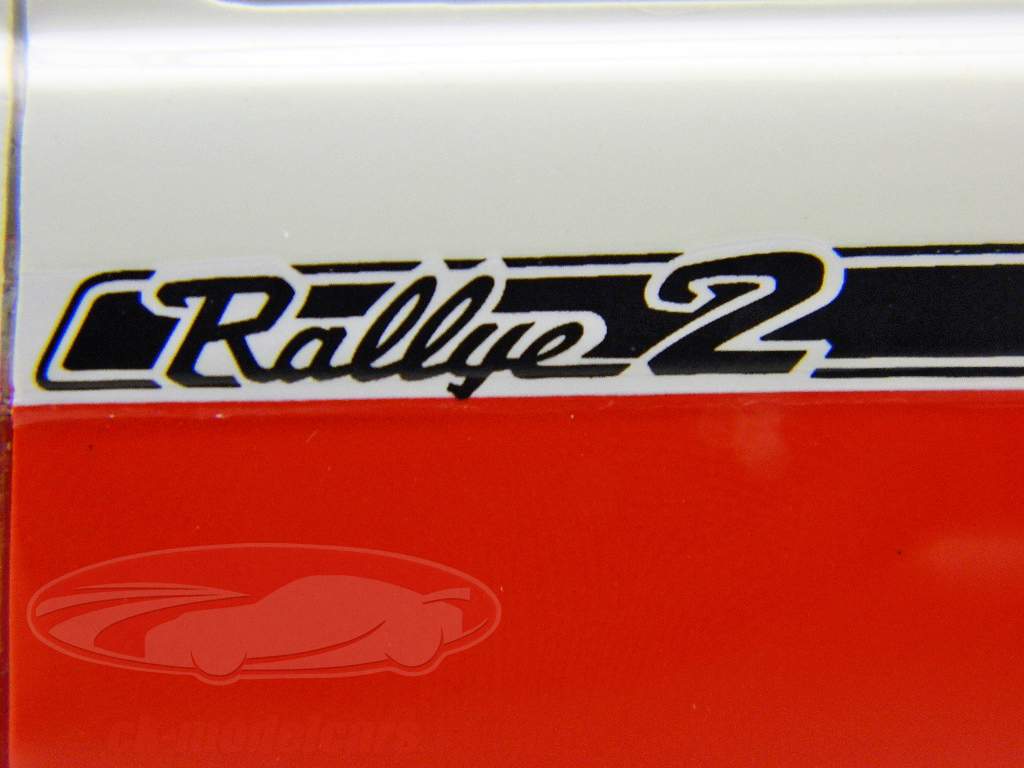 Simca 1000 Rallye 2 SRT 77 vermelho Otto móvel 1:18