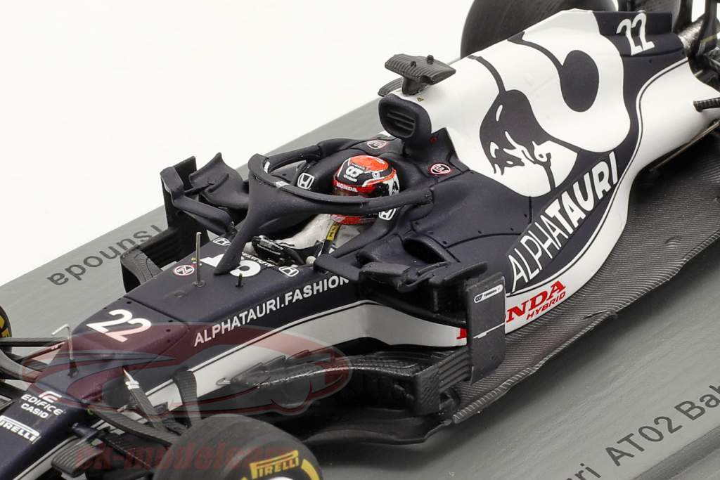 Spark 1:43 Yuki Tsunoda Alpha Tauri AT02 #22 Bahrain GP