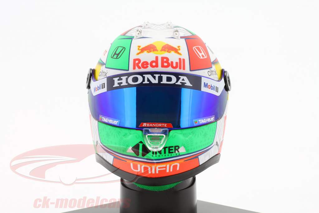 Sergio Perez #11 3ro mexicano GP fórmula 1 2021 casco 1:4 Schuberth