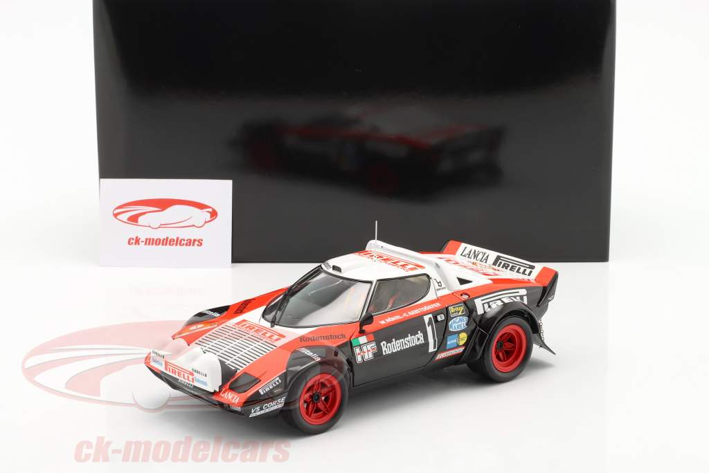 Kyosho 1:18 Lancia Stratos HF #1 Winner Rallye Hunsrueck