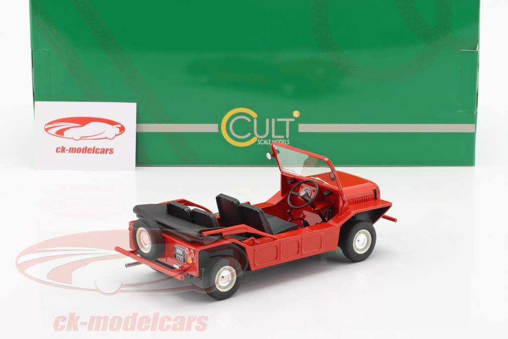 Mini Moke RHD Année de construction 1965 rouge 1:18 Cult Scale