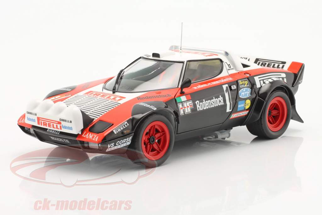 Lancia Stratos HF #1 Sieger Rallye Hunsrück 1978 Röhrl, Geistdörfer 1:18 Kyosho