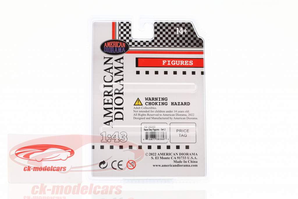 Race Day personnages Set #2 1:43 American Diorama