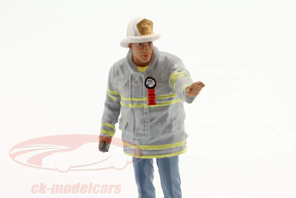 Firefighters Fire Captain 形 1:18 American Diorama