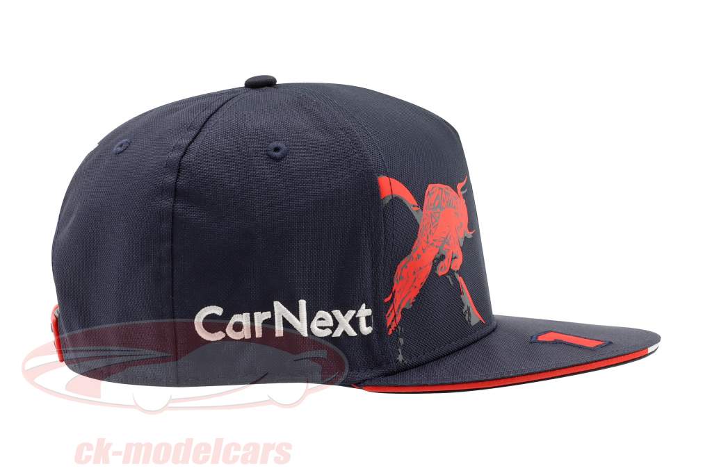 Red Bull Racing Max Verstappen Flat Cap per figli blu