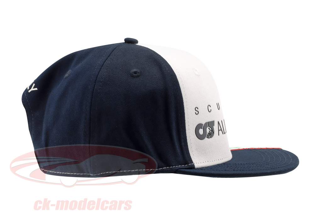 Scuderia Alpha Tauri イタリアの GP Flat Cap 青い / 白