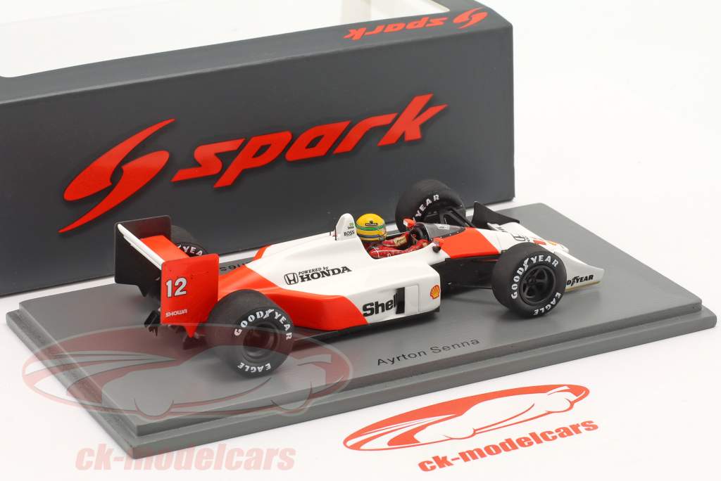 A. Senna McLaren MP4/4 #12 Winner Japan GP formula 1 World Champion 1988 1:43 Spark