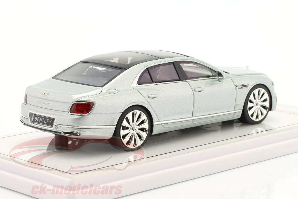 Bentley Flying Spur Byggeår 2021 sølv metallisk 1:43 TrueScale
