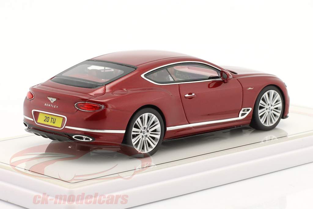 Bentley Continental GT Speed 建設年 2022 candy 赤 1:43 TrueScale