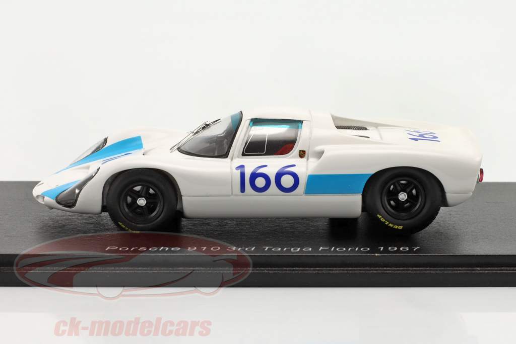 Porsche 910 #166 3rd Targa Florio 1967 Elford, Neerpasch 1:43 Spark