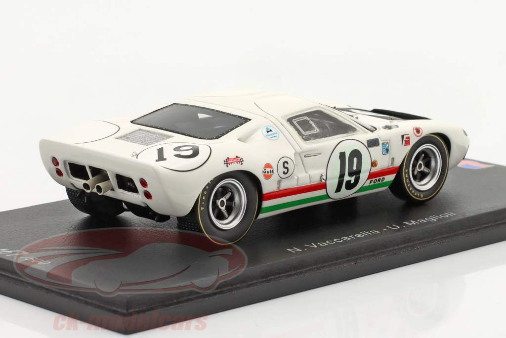 Ford GT40 Mk II #19 5th 12h Sebring 1967 Vaccarella, Maglioli 1:43 Spark