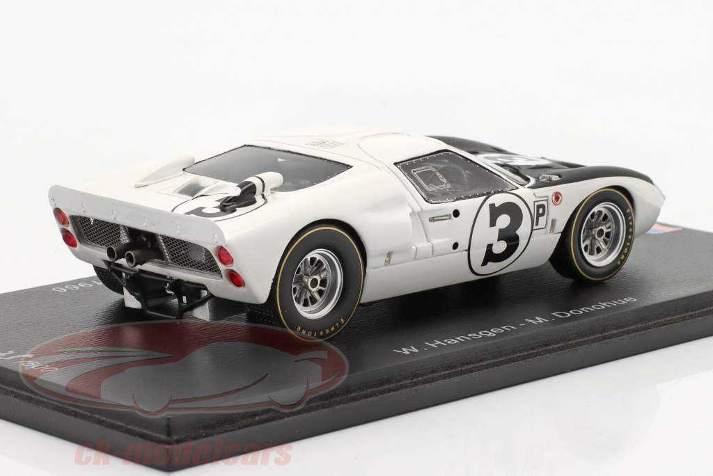 Ford GT40 Mk II #3 2nd 12h Sebring 1966 Hansgen, Donohue 1:43 Spark